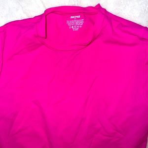 SKIMS fuchsia pink top